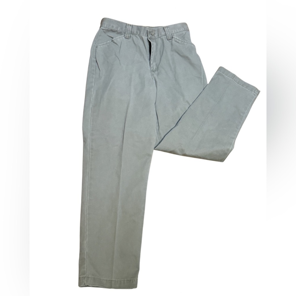 Vintage Riders Casuals Green Cotton Pants 8P High Rise 90s‎ Minimal